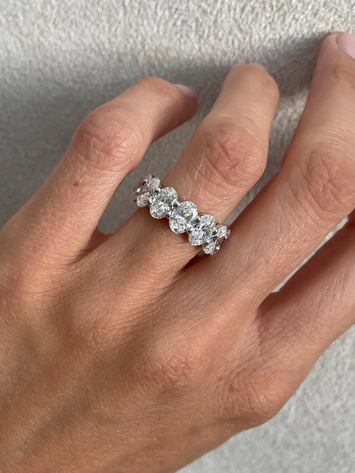 Oval Eternity Band