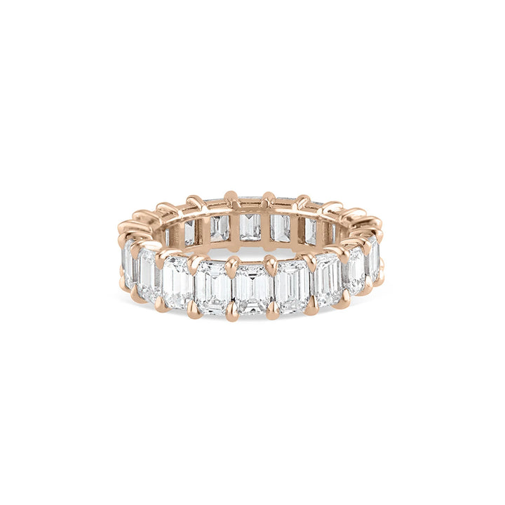 Emerald Cut Eternity Band