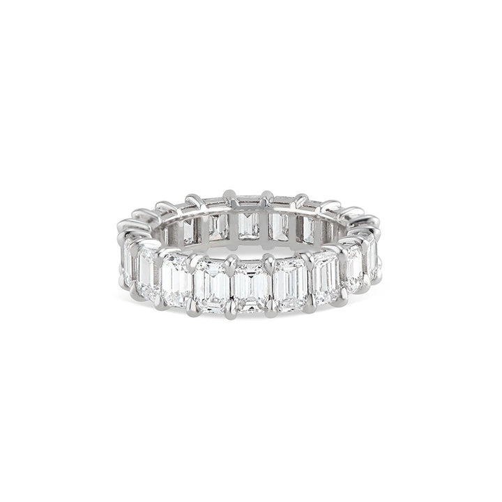 Emerald Cut Eternity Band
