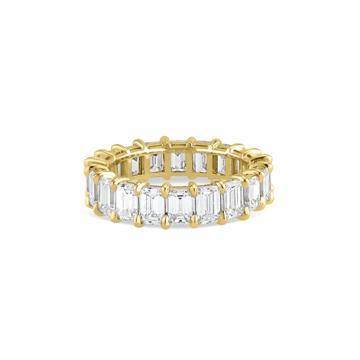 Emerald Cut Eternity Band