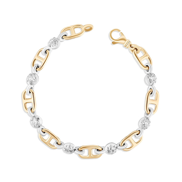 Chaine D'ancre Diamond Bracelet