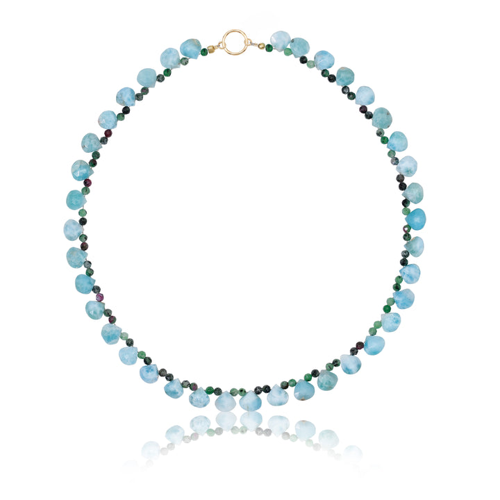 Larimar Beaded Necklace