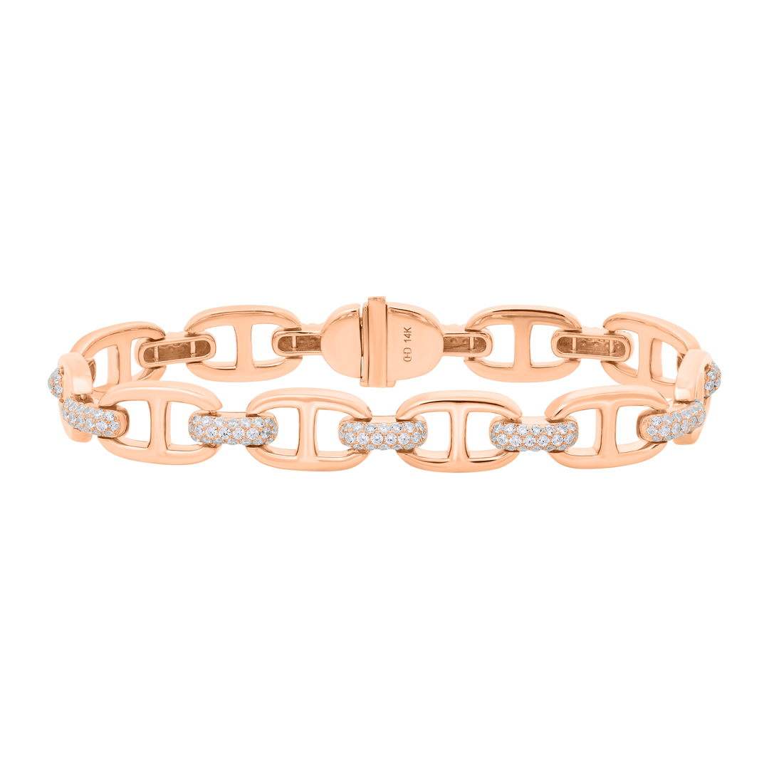 Pavé Diamond Mariner Bracelet