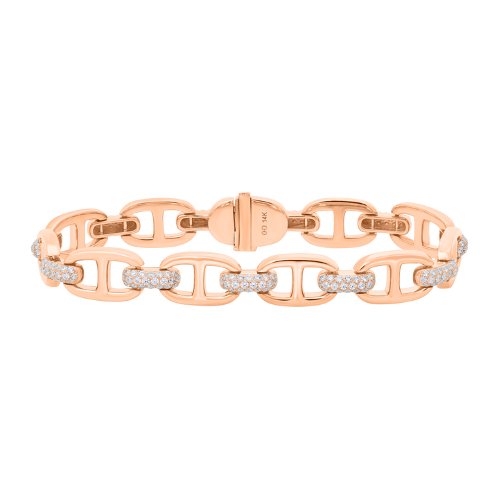 Pavé Diamond Mariner Bracelet