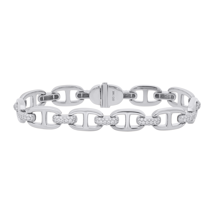 Pavé Diamond Mariner Bracelet
