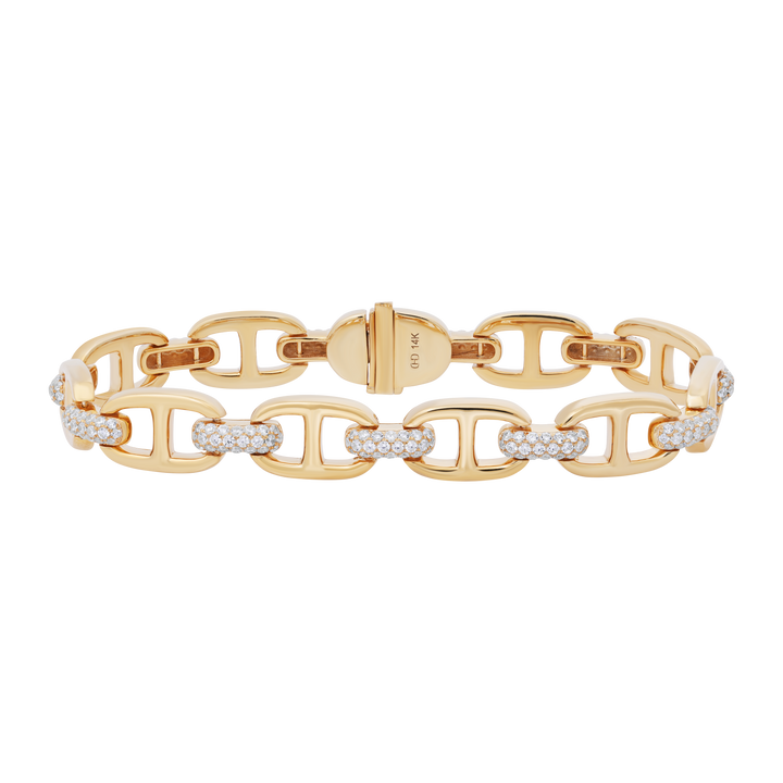 Pavé Diamond Mariner Bracelet