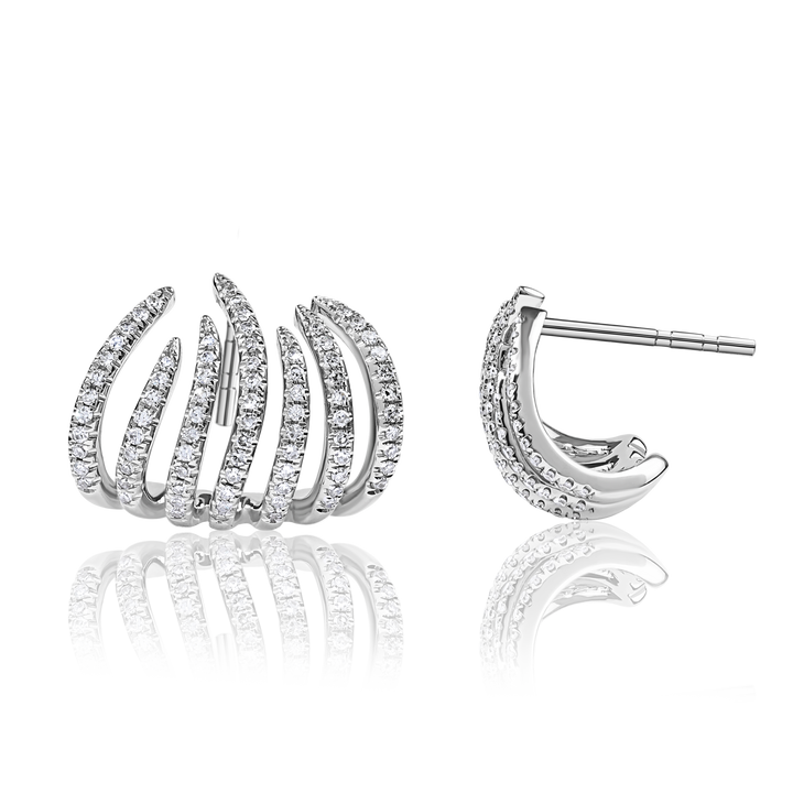 Claw Diamond Earrings