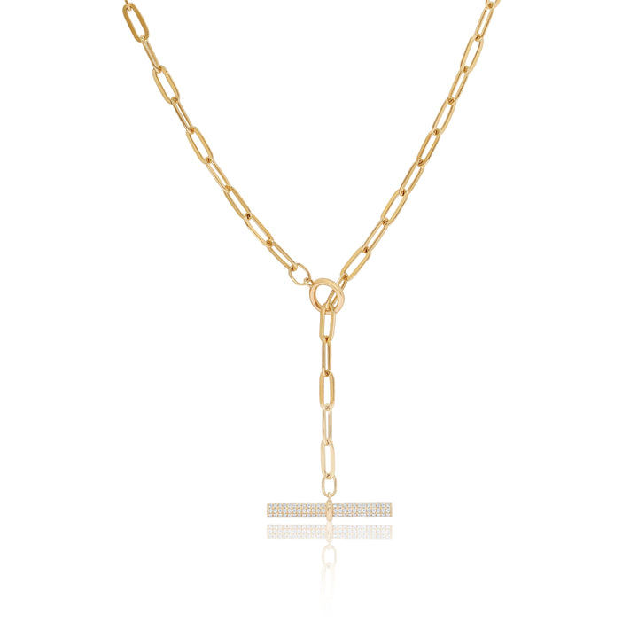 Links Lariat Necklace