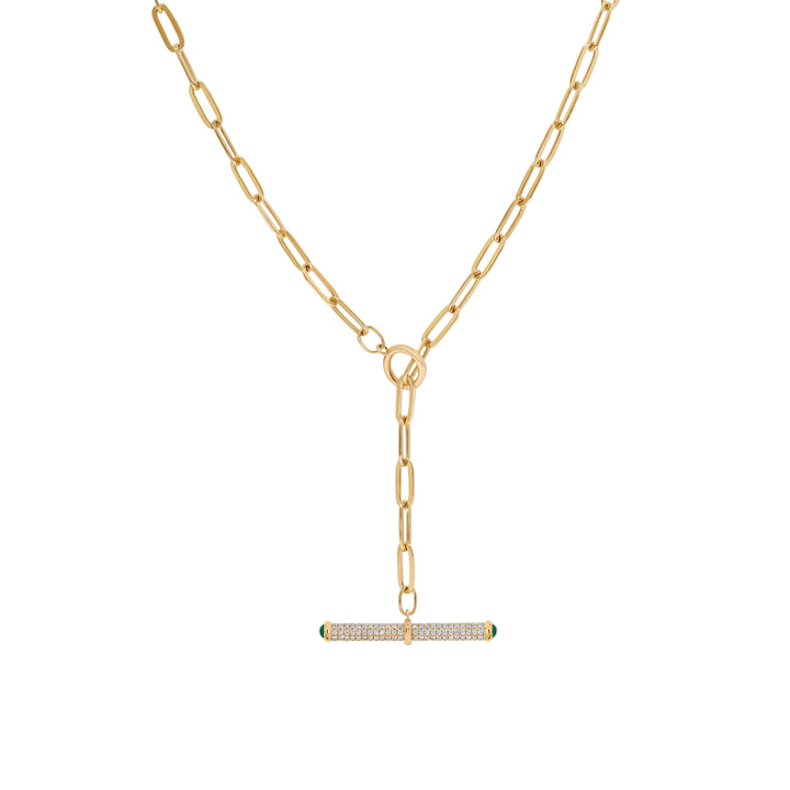 Links Lariat Necklace