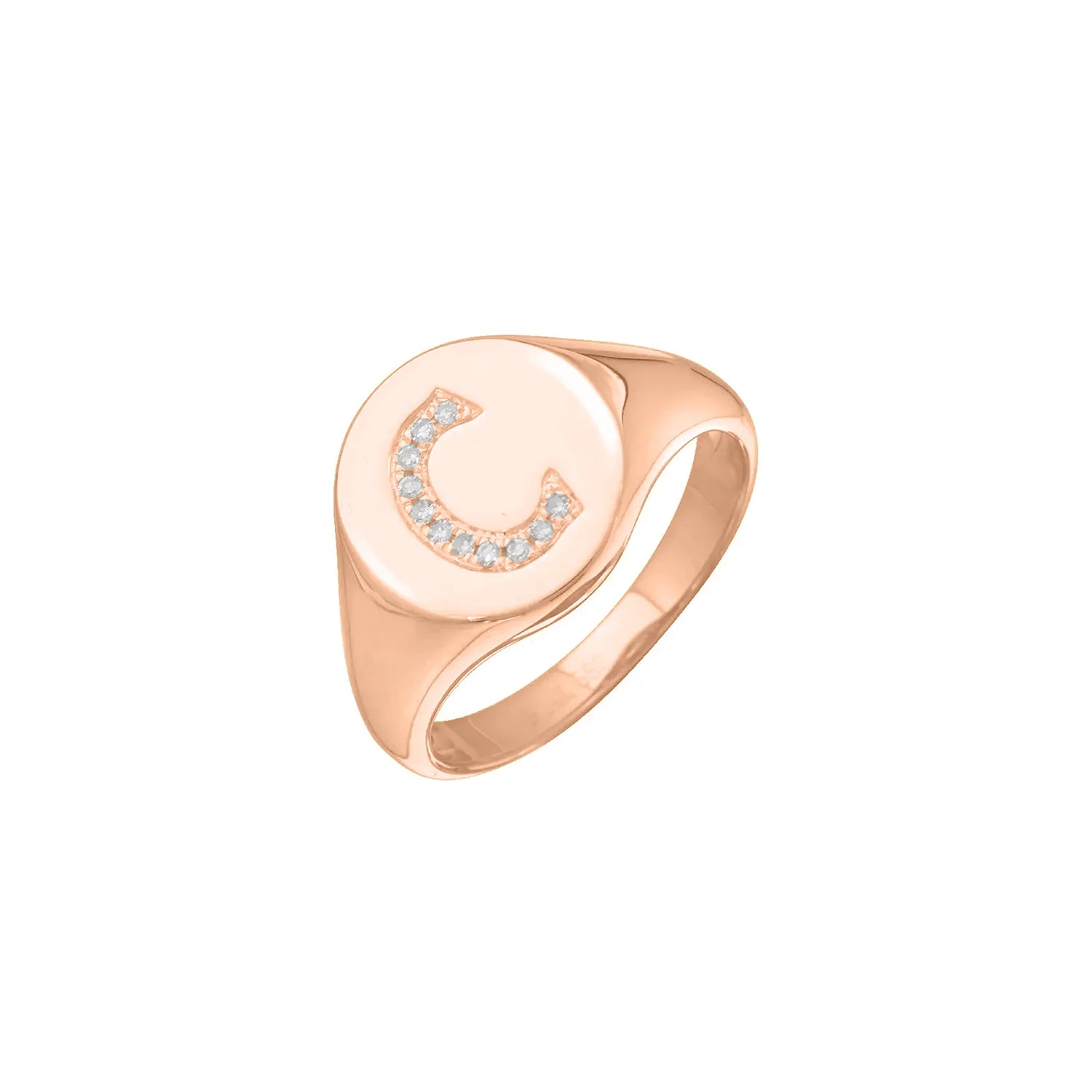 ★VIP価格★Charlotte ChesnaisBiseau_\"Initial Signet\" Charlotte Chesnais Initial Signet Ring | Silver | FARFETCH