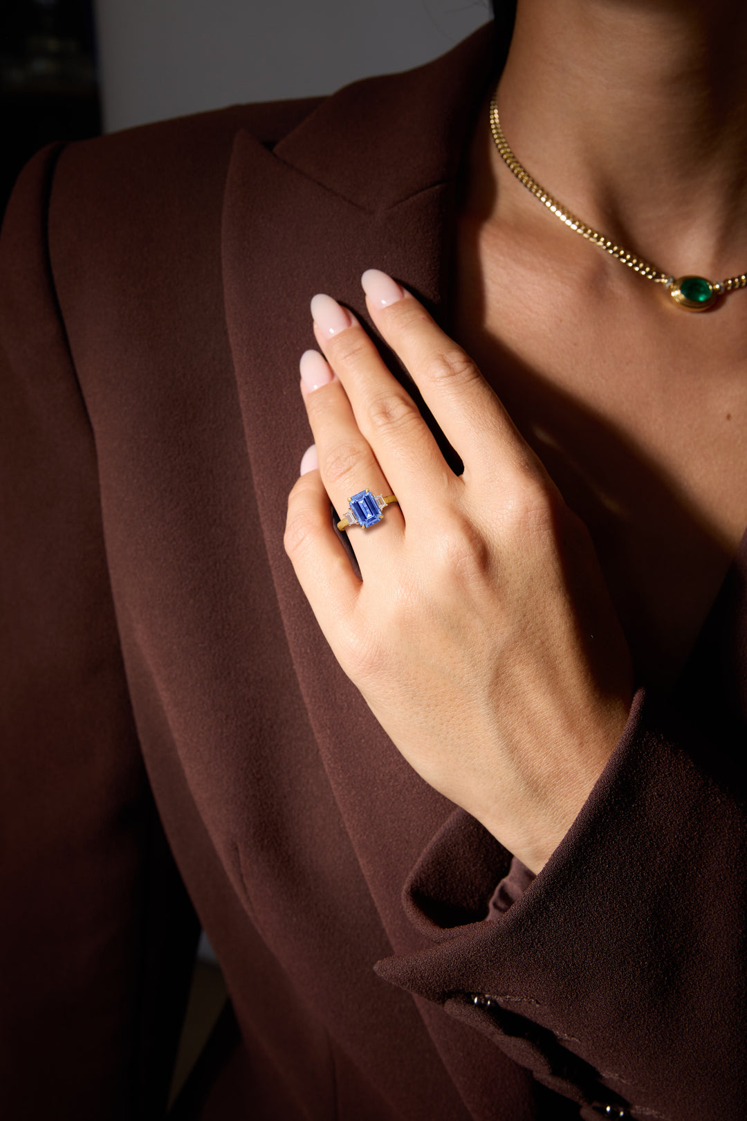 Three Stone Engagement Ring