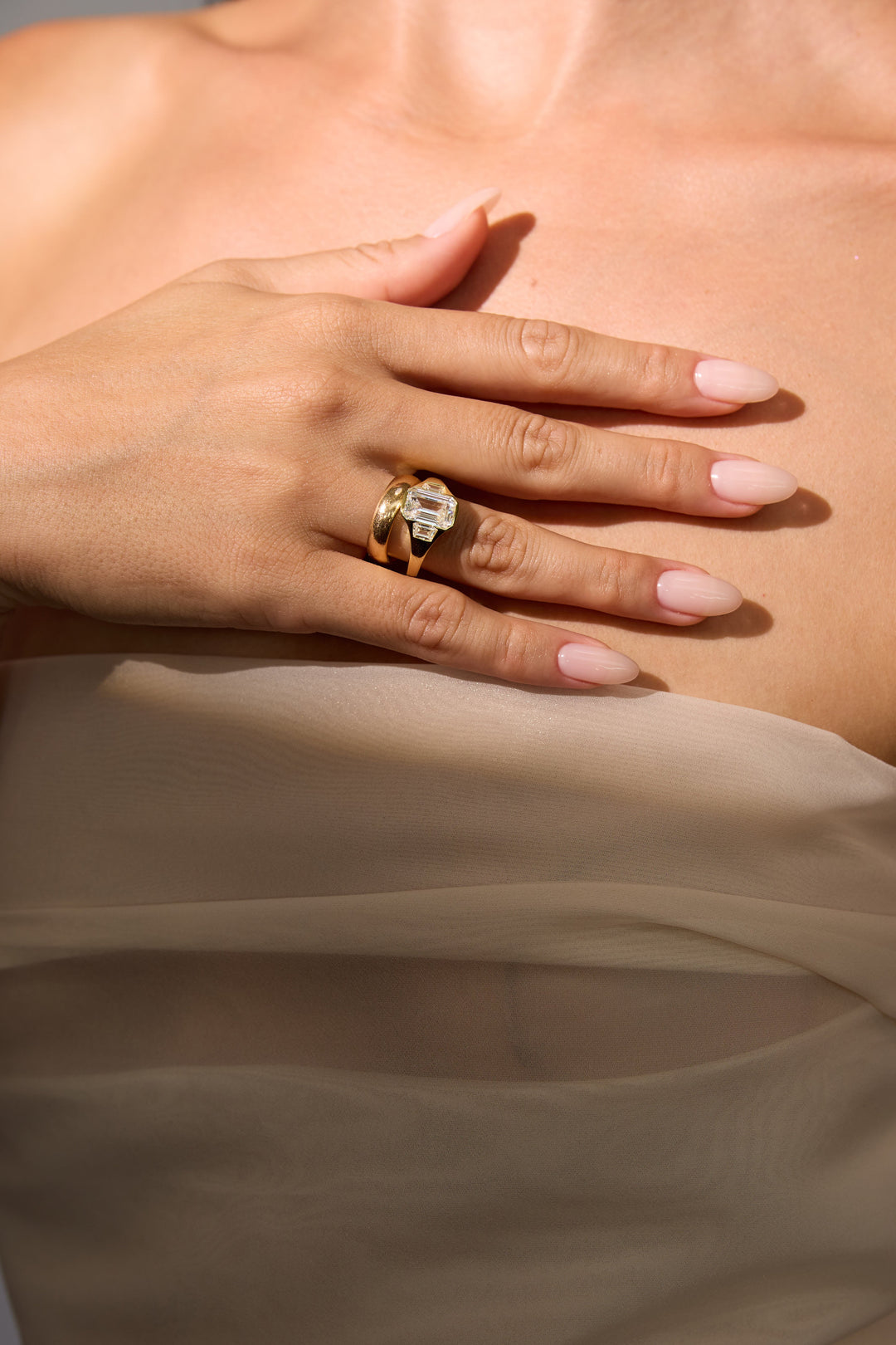 Classic Court Style Wedding Band