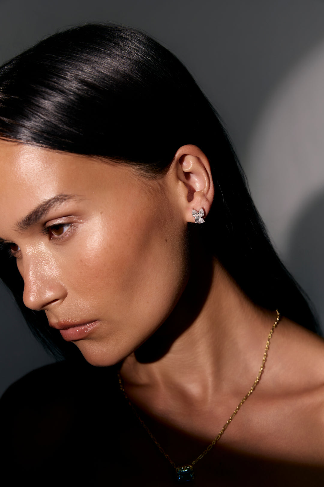 Pear Cluster Earrings