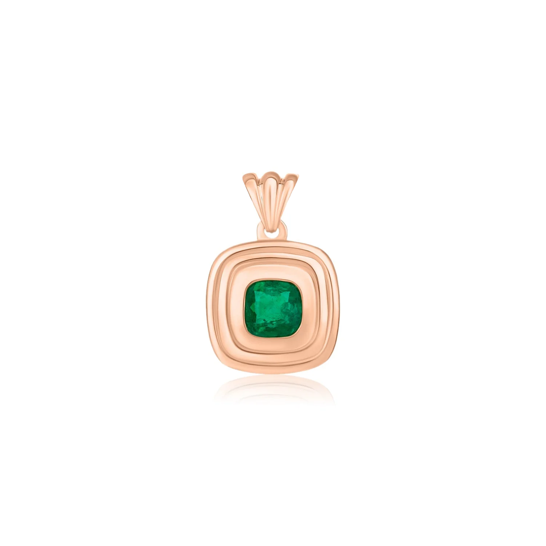 Triple Bezel Cushion Pendant