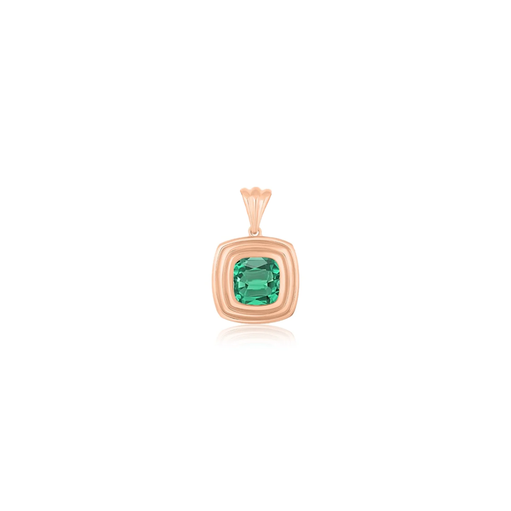 Triple Bezel Cushion Pendant