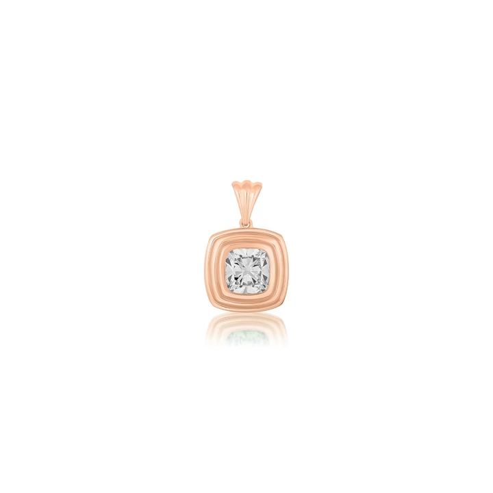 Triple Bezel Cushion Pendant