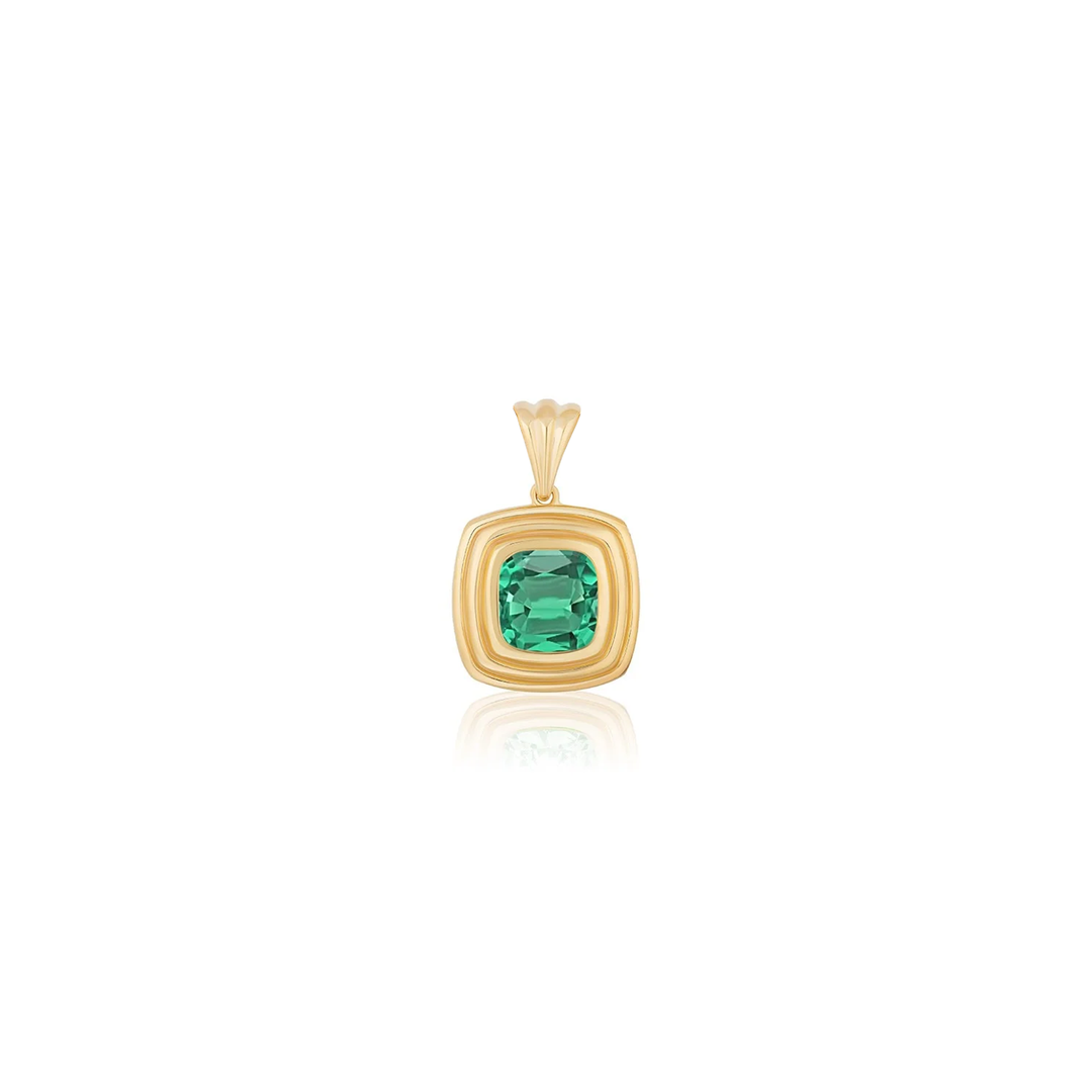 Triple Bezel Cushion Pendant