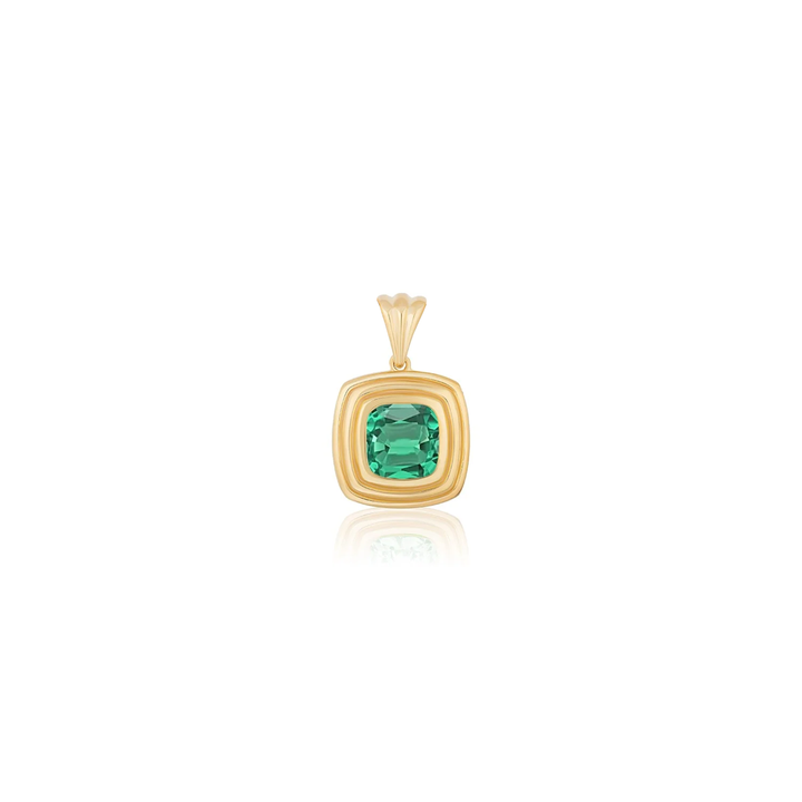 Triple Bezel Cushion Pendant