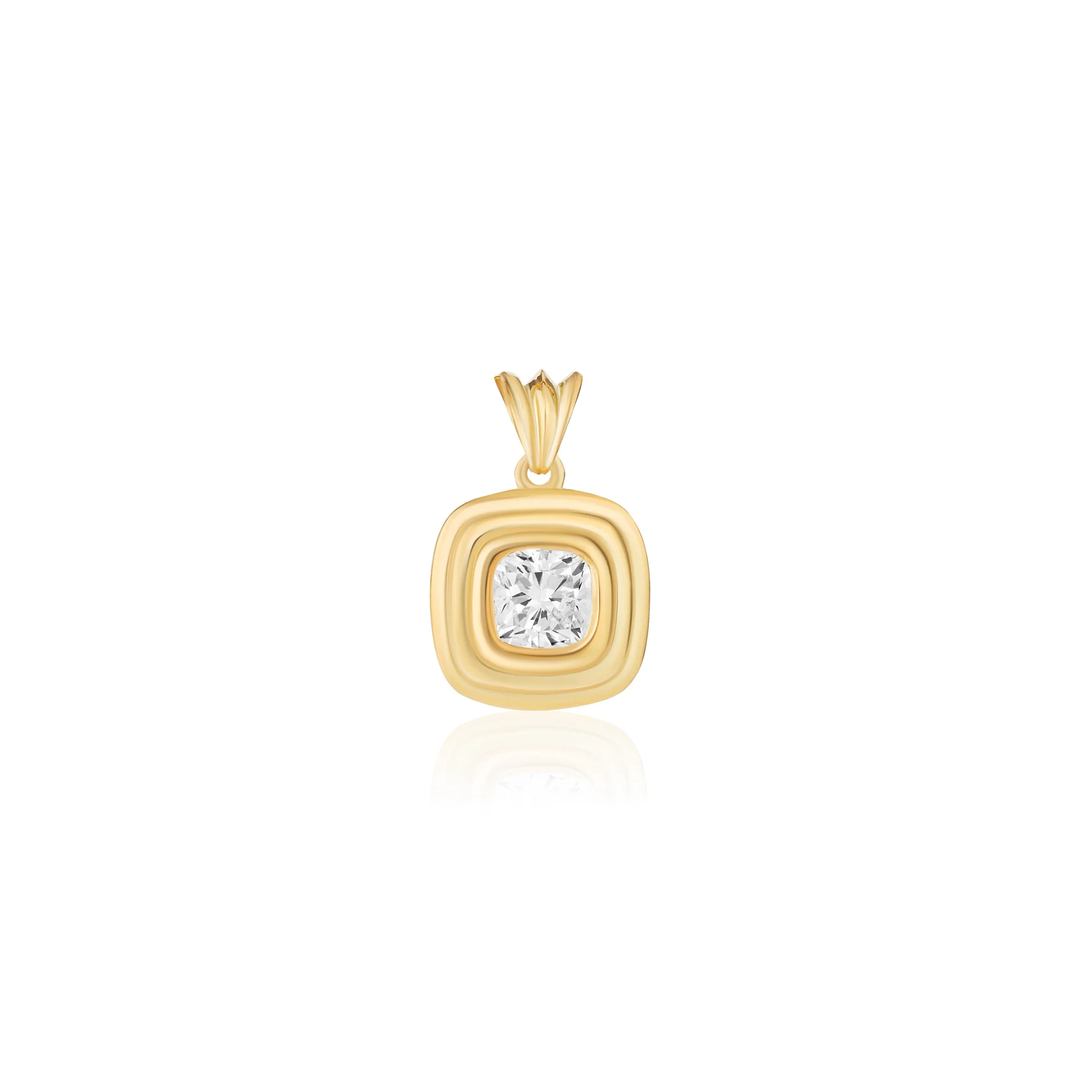 Triple Bezel Cushion Pendant