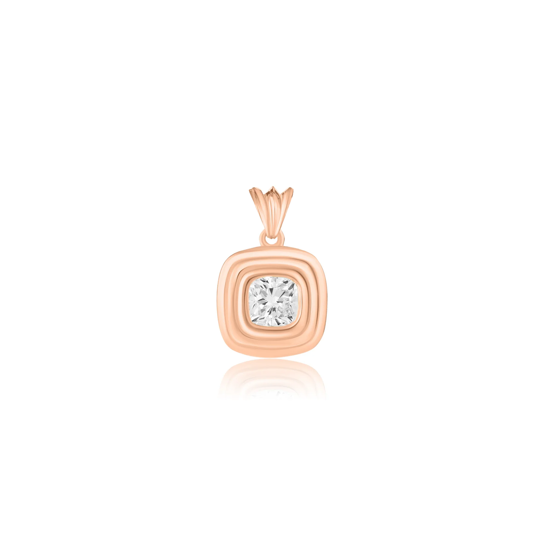 Triple Bezel Cushion Pendant
