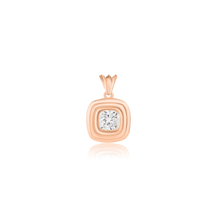 Triple Bezel Cushion Pendant