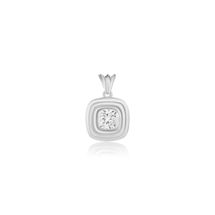 Triple Bezel Cushion Pendant