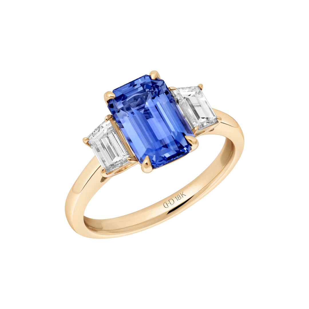 Three Stone Engagement Ring