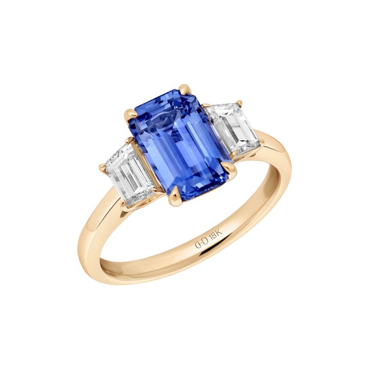 Three Stone Engagement Ring