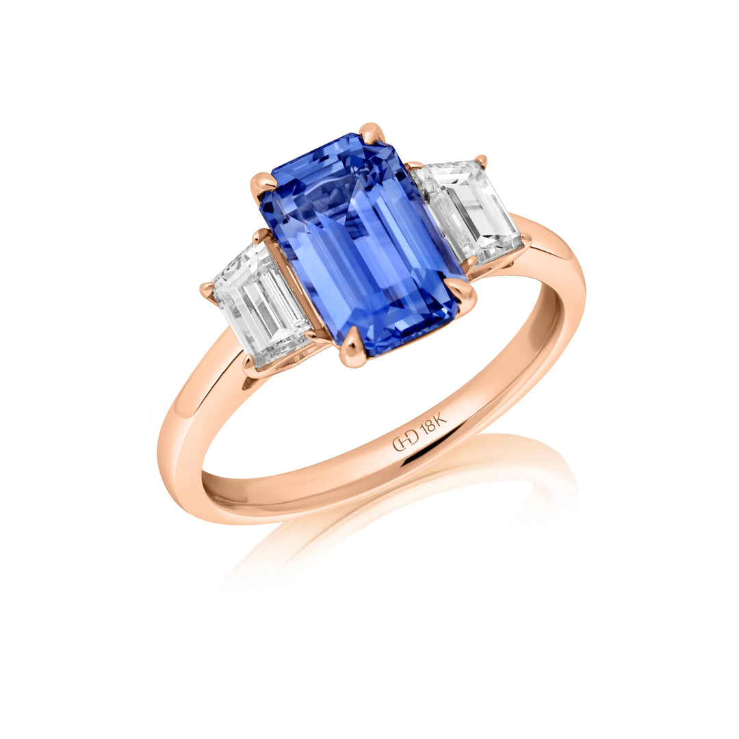 Three Stone Engagement Ring