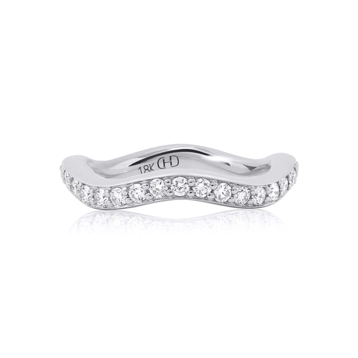 Diamond Wave Gold Band